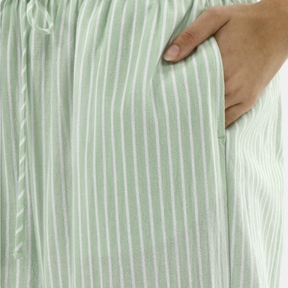 Green Striped Pants - Picture 2 of 7